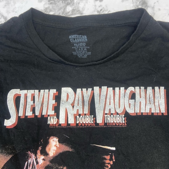Stevie Ray Vaughan and Double trouble T-Shirt - Picture 3 of 6